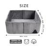 Polyester Pet House Warm Thick Velvets Thermal Cats Bed For Indoor Kitten Quick Assembly Compacts Storage Design