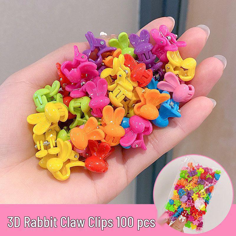 Candy Color Hair Clips for Girls - Cute, No Damage Hair Accessories, DIY Hairpins, Princess Style Claw Clip