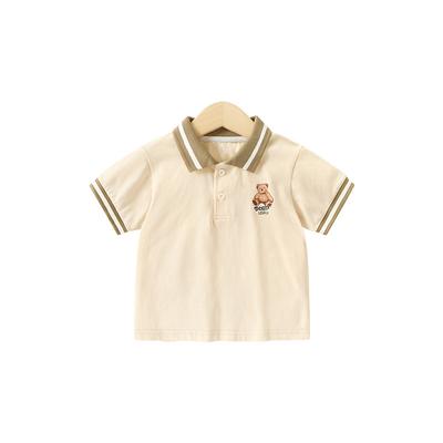 Bebek Giyim Günlük Kısa Kollu Tişörtler Yaz Erkek Çocuk Polo Tişörtleri Çocuk Kız Bebek Üstleri Yaz