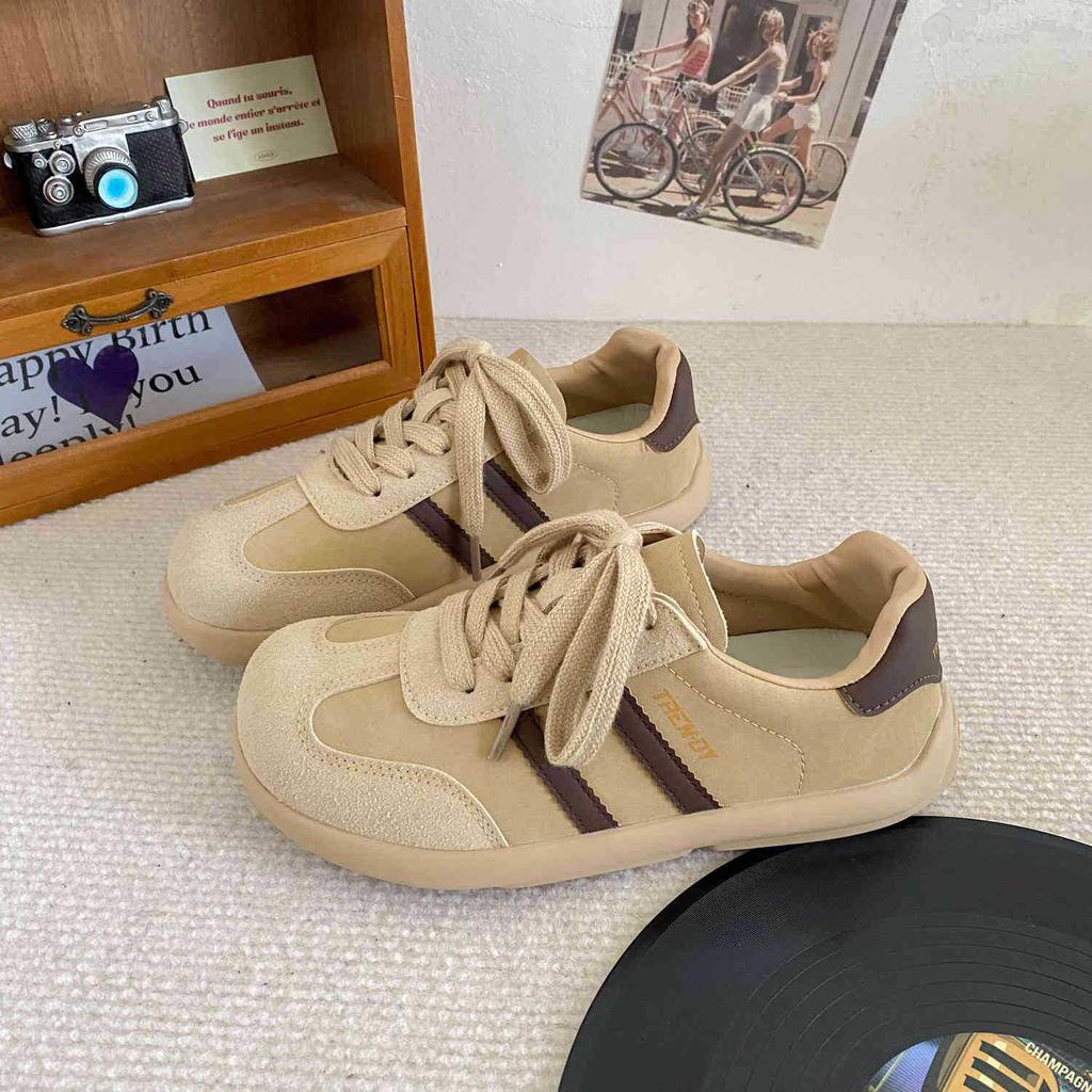 Retro platform women's flat casual sports shoes