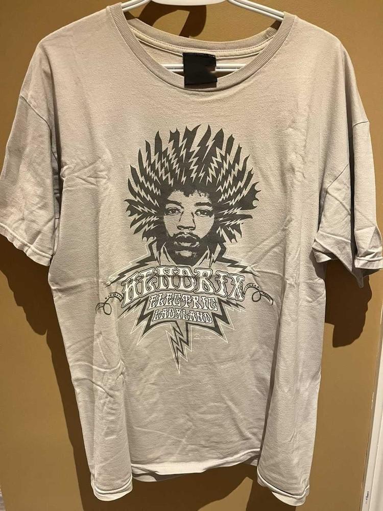 

Rare Jimi Hendrix Sand Color Shirt Unisex Concert S to 5XL TR348 Unisex T-Shirt S