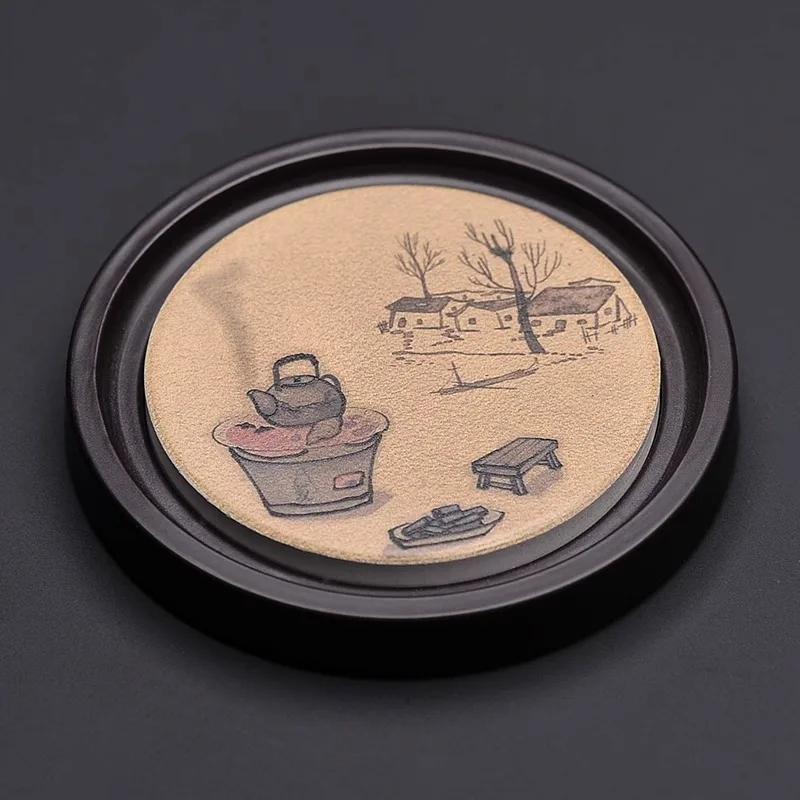 

Новый китайский стиль изоляционная подставка бакелитовая абсорбирующая подставка для хранения в доме держатель для чашки для чая аксессуары для чайной церемонии