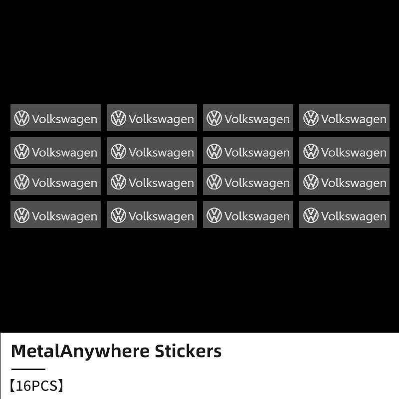 3D Metal Car Emblem Letter Decorative Stickers Badge Decal For Volkswagen VW Passat Golf Tiguan Polo M178 Scirocco Jetta CC Touareg