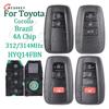 For Toyota Corolla Board 231451-2000 for Brazil 2019 2020 2021 2022 Car Remote Control Key FCC ID HYQ14FBN 4A Chip 312/314MHz