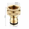 Brass Thread Connector Quick Connect Leak-Proof Faucet Hose Adapter 3/4" To 1/2" Durable Tap Water Adapter