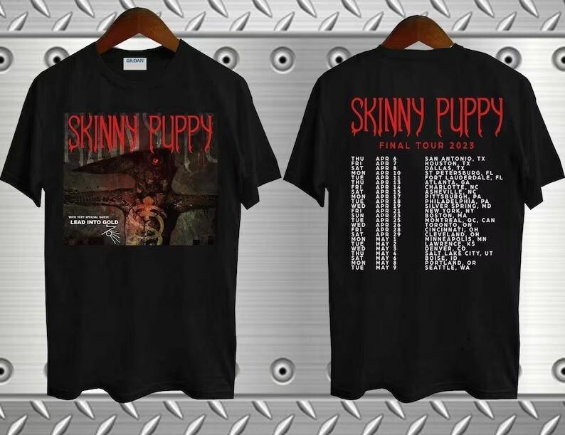 26 Skinny Puppy Band Final Tour 2023 Short-Sleeve T-Shirt S-5XL I0236 Unisex T-Shirt XXL