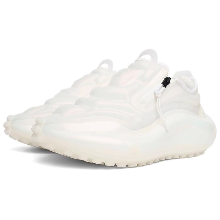 New LiNing Pangu Flow 24SS Fashion Apparel Zhou Xiu Style Anti Slip Wear Resistant Low Top Casual Shoes Unisex Laser White AZGS069-1