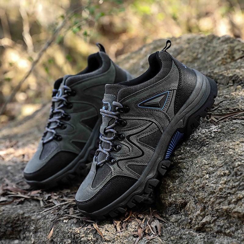 Fashion Outdoor Spring And Autumn Hiking Shoes Hiking Shoes Casual Comfortable Versatile Sports Shoes For Men Lace-Ups Fashionable
