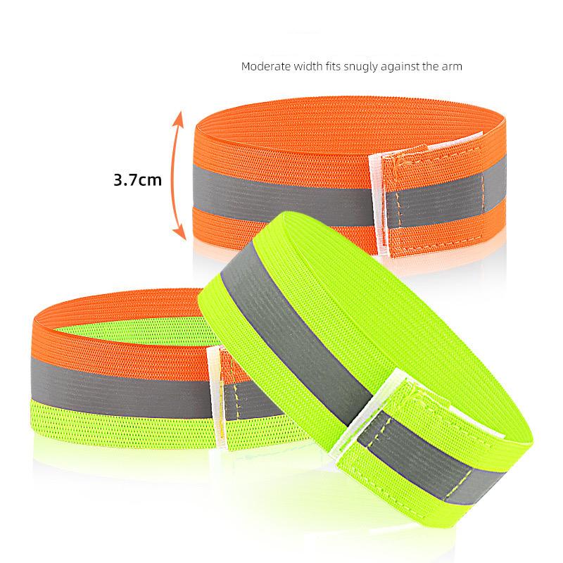 Reflective Bands For Wrist Arm Ankle Leg High Visibility Reflect Straps For Night Walking Cycling Running Safety Reflector Tape