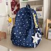 Schoolbag Korean version ins college style printed backpack female simple sweet backpack large capacity campus student lightweight schoolbag
