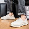 Herren Nischen-Modedesign Vielseitige Low-Top Flache Schuhe 2025 Herbst Prägnant Mesh Atmungsaktiv Bequem Slipper Lässige Sneaker