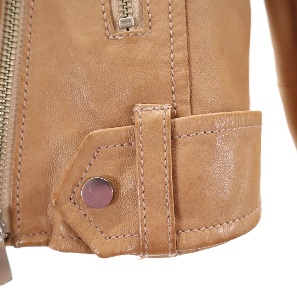 Diagram Lammleder Double Rider Jacke 36 beige Damen Gebraucht