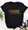 Dog Paws Print FeUnisex Clothing Casual TShirt Women Summer Harajuku Shirts Graphic Tops Fashion Valentines Day Tees