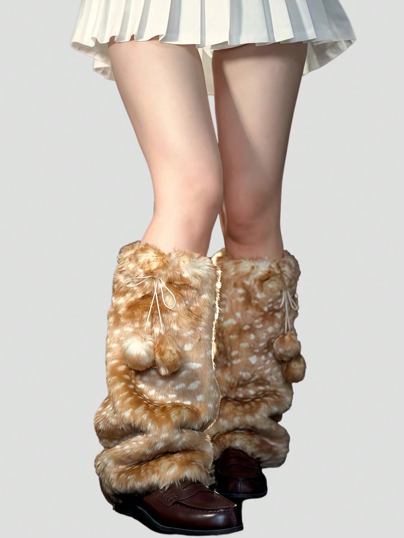 

Аниме Женские гетры one-size коричневый