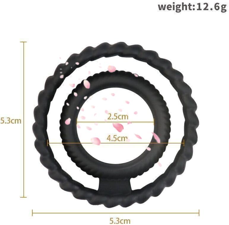 Male Pleasure Couples Erection Penis Ring Sex Penis Ring Cock Ring Adjustable Rubber Penis Ring for Male Sensual Pleasure
