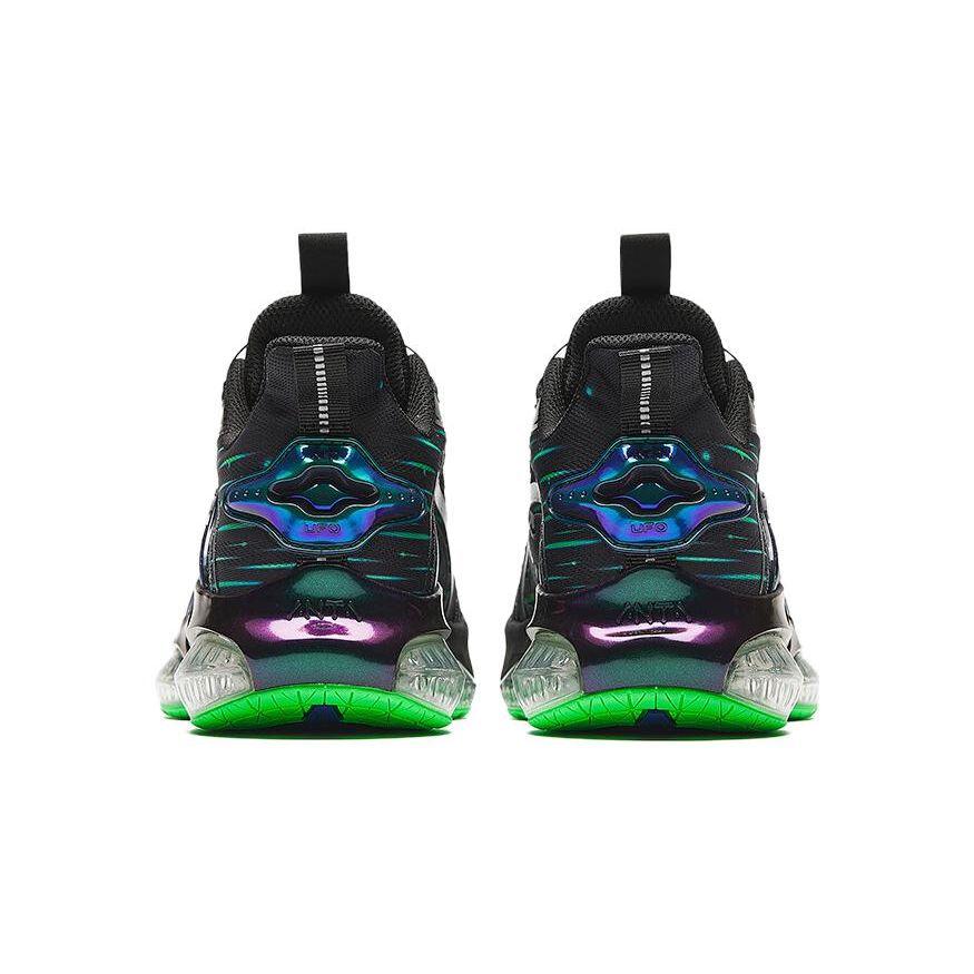 Anta Kids UFO 5.0 Sports Comfortable Non-Slip Wear-Resistant Low-Top Running Shoes Kids running shoes Black Blue 312335588R-1