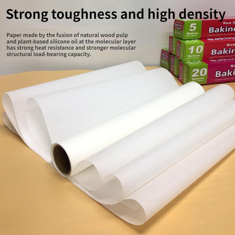 1pcs Food Grade Silicone Oil Paper Baking Home Packaging Paper, Heat-resistant Kitchen Oven, Oil Proof Paper, Meat Baking