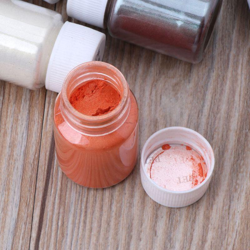 6 Color Cosmetic Grade Resin Powdered Pigments Natural Mica Mineral Colorant Dye