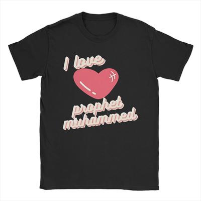 Men Women's T-Shirt I Love Muhammad T Shirts Hip Hop Summer Tee Shirt Y2K Fun Print Cotton Tops Plus Size 5XL