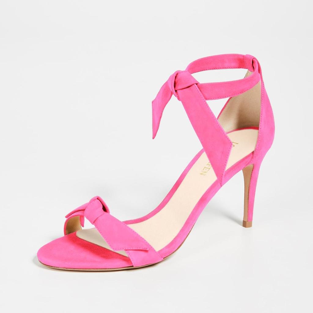 Neue Zehenfreie Schleife Knöchelriemen Damen Sandalen Hohe Absätze Damenschuhe Schnalle 9cm Mittelhoher Absatz Sommer Sandalenschuhe
