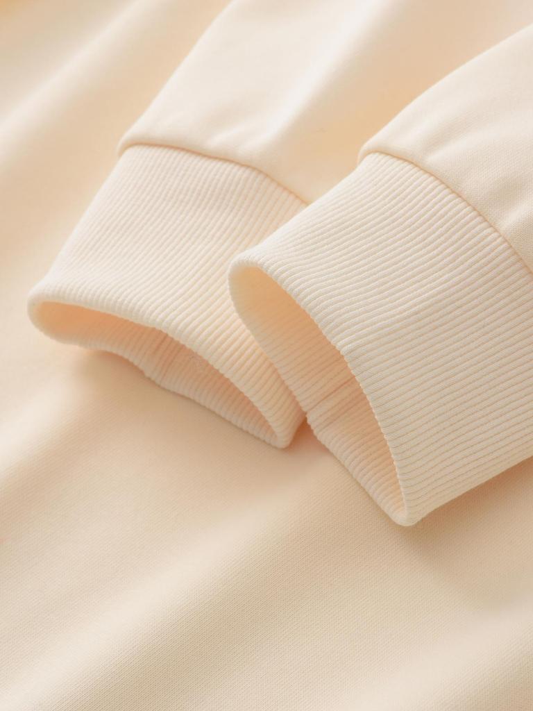 Unisex Korean Style Crewneck Sweatshirt: Casual, Classic, Minimalist, Loose Fit.