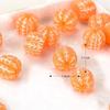 Harz Spaß Simulation Lieblich Orange Früchte Anhänger DIY Verzierungen Haarnadel Handgefertigtes Zubehör Perlen Harzmaterial