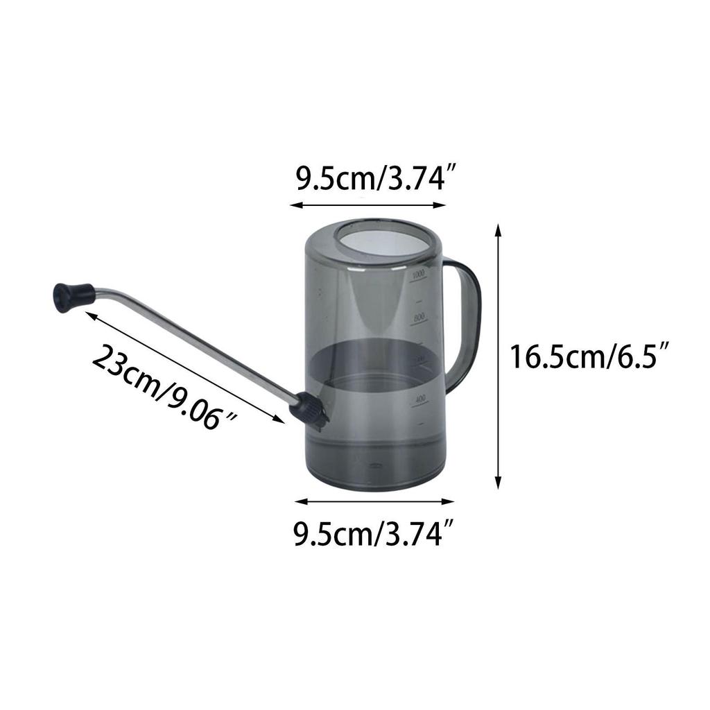 1L Watering Can with Removable Spray Head for Plants in Home and Garden