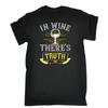 In Wein steckt Wahrheit Unisex Lustiges Neuheits-T-Shirt