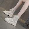 Martin Boots Women's Summer Leather Punching Short Tooling Boots British Casual Fashion Versatile Women's Boots