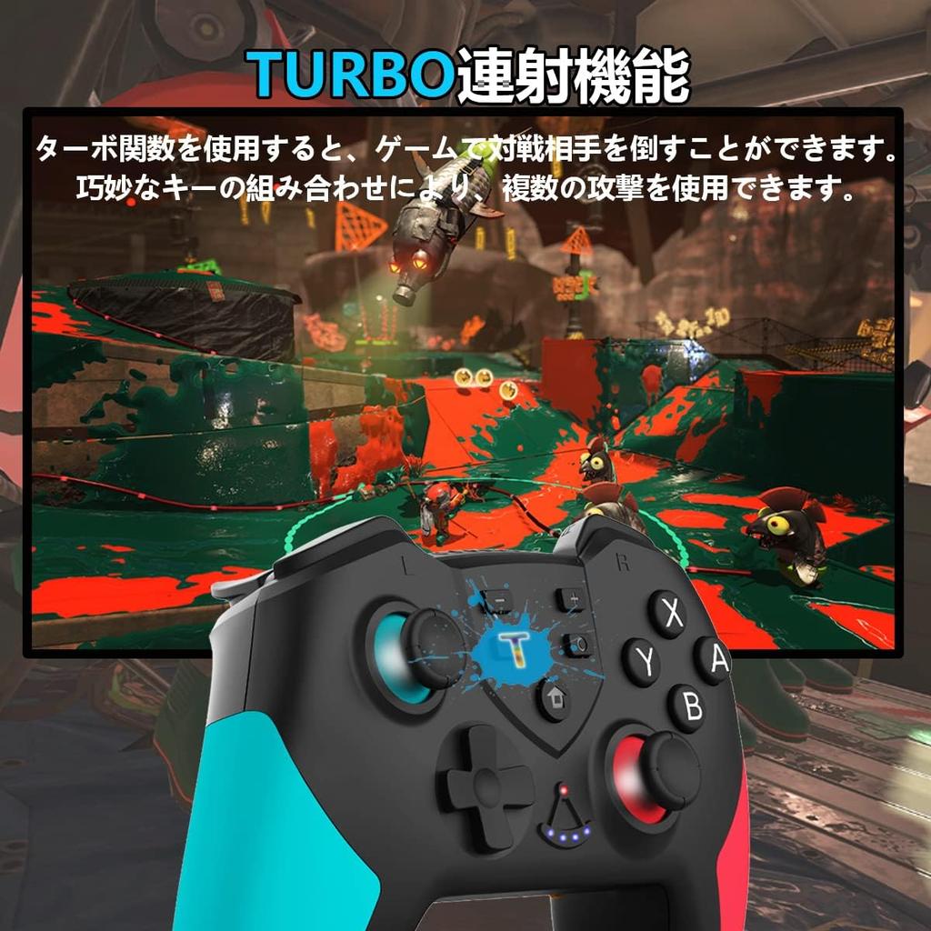 OOOUSE Switch 2 Controller New Compatible with Switch with Back Turbo HD Pinhole Wireless Bluetooth 550mAh High Hours of Continuous Japanese