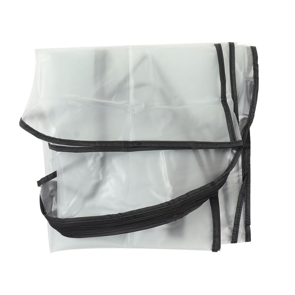 PVC Tasche Kapuze Regenschutz Transparent Wasserdicht Faltbar Praktische Kapuze Schutzhülle