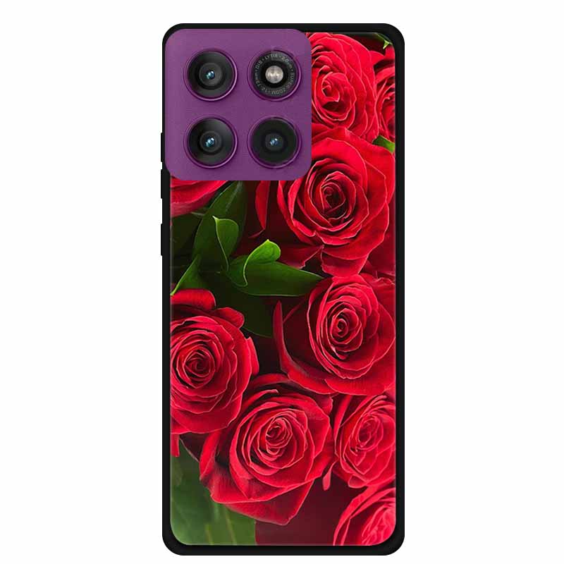 6.7" For Motorola Edge 60 Pro 5G Case Coque Shockproof Black Silicone TPU Soft Back Cover For Motorola Edge 60Pro Phone Case Bag
