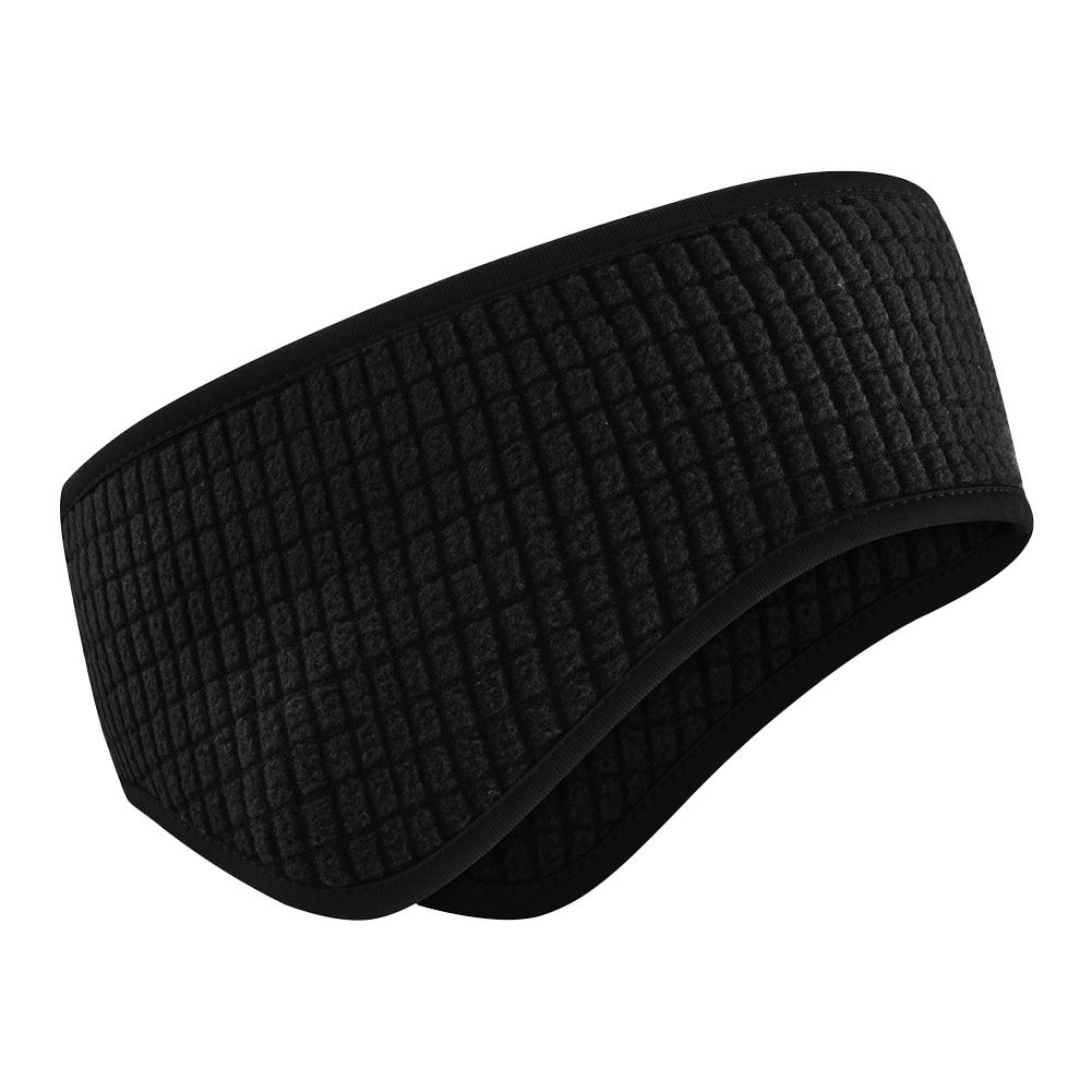 Winter Ear Warmers Headband Fleece Headband Running Cycling Thermal Ear Muffs Hiking Ski Moisture Wicking Sport Headband чёрный