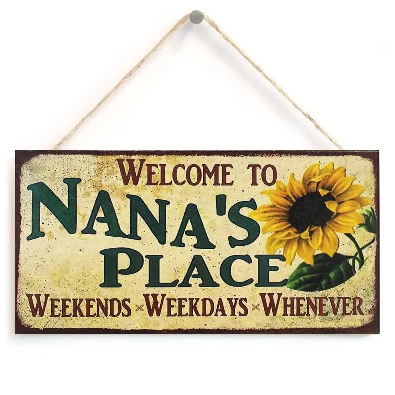 Sunflower Wooden Picture Board Mother's Day Gift Sunflower Decorative Signs Garden Decorations Wooden Wall Hangings