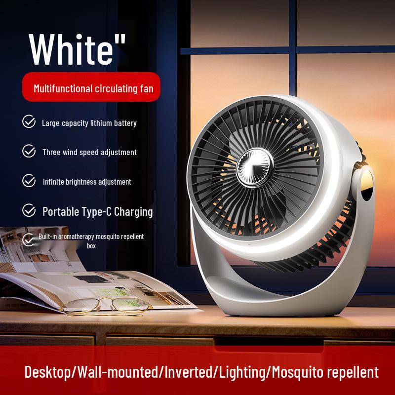 

Customized Rechargeable USB Mini Desktop Fan - Portable and Ideal for Gifts 20.5*15*23.2cm белый