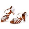 Średni obcas 5 cm profesjonalne damskie buty do tańca latynoskiego salsa buty do tańca towarzyskiego kryty