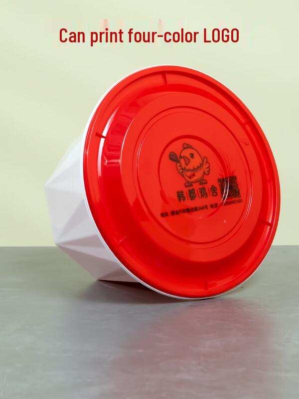 Disposable Round Takeaway Container with Locking Lid