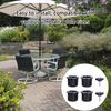 Patio Table Umbrella Hole Ring Plug Cap Set 8pcs for Outdoor Parasol Table Stability and Table Protection Scratch Proof