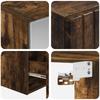 Bathroom Cabinet Set 5 pcs Smoked Oak 43 x 16 x 62.5 cm