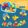 Plastic Building Blocks Toy For Kids With Large And Small Pieces For Brain Development And Hand Eye Coordination