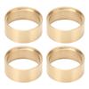 4PCS RC Brass Internal Beadlock Ring 1 18 RC Car Counterweight Clamp Ring Fit 1.0in Wheel Rim for SCX24 JLU C10 1 24 Car