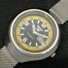 GEBRAUCHTE VINTAGE SEIKO 5 AUTOMATIK 6319A JAPAN HERREN SCHWARZES ZIFFERBLATT UHR a433808-2