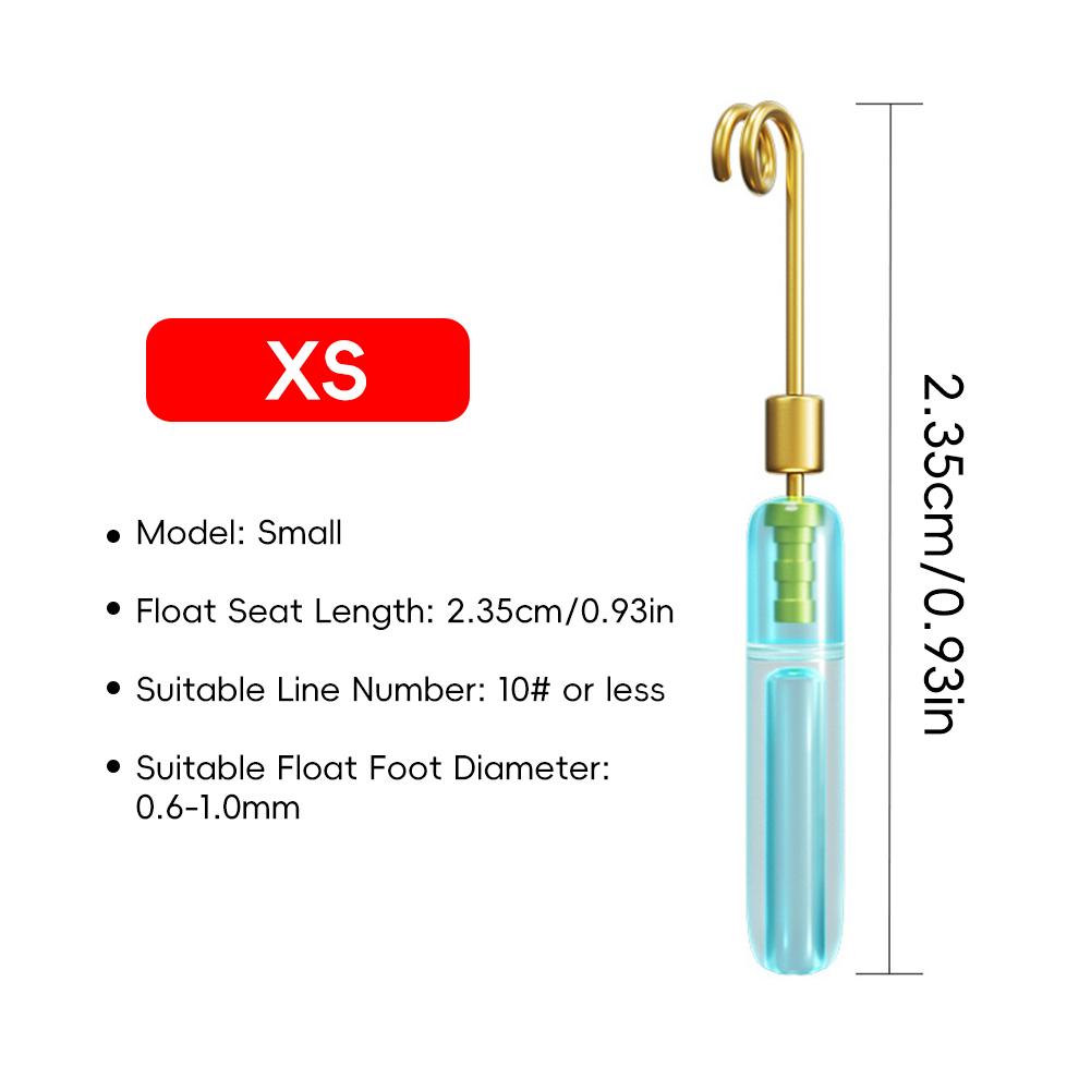 10PCS Detachable Sliding Float Seat Copper Head Quick-Rotating Float Seat Anti-Winding Fishing Group Accessories