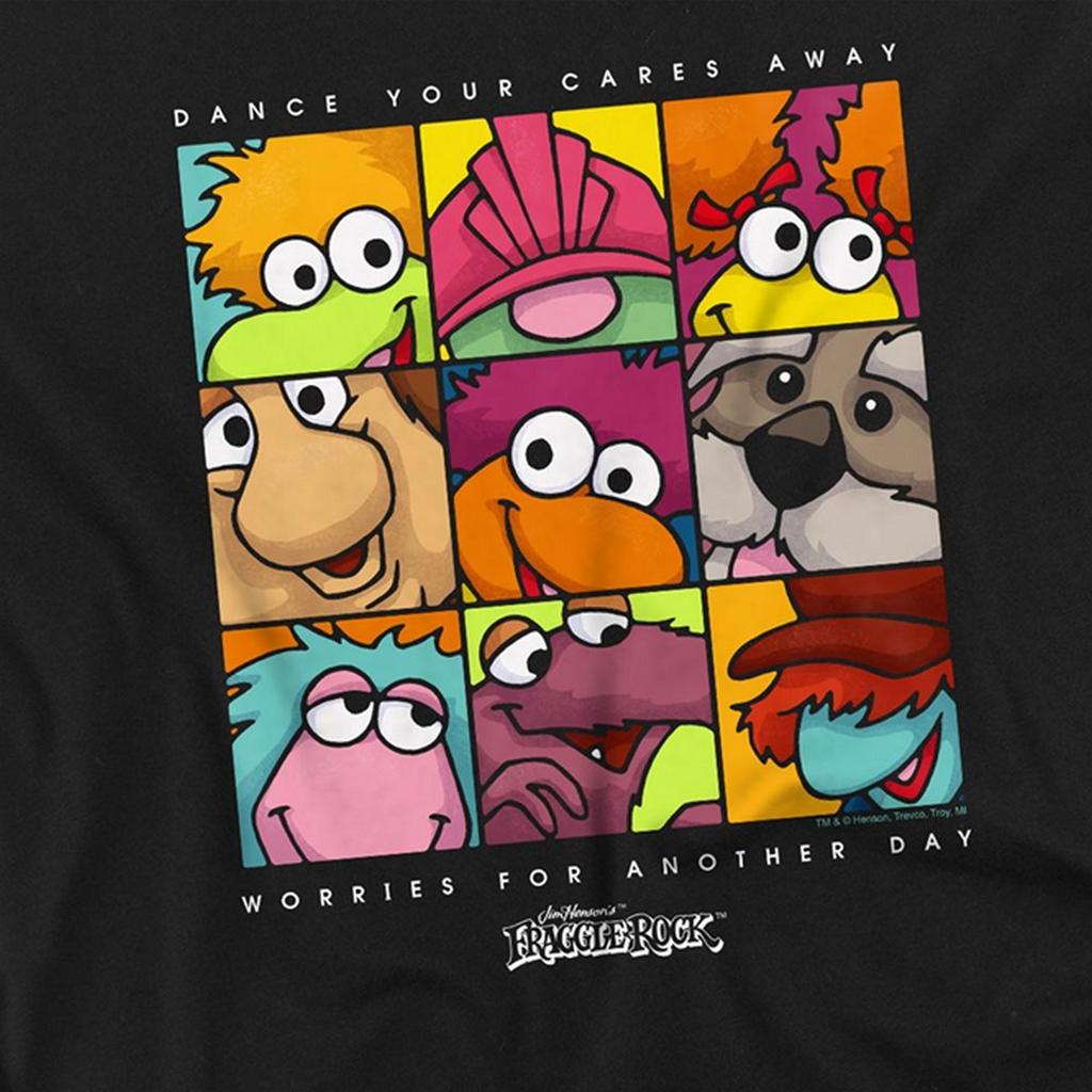 Fraggle Rock Unisex Erwachsenen Quadratisches Langarm-T-Shirt