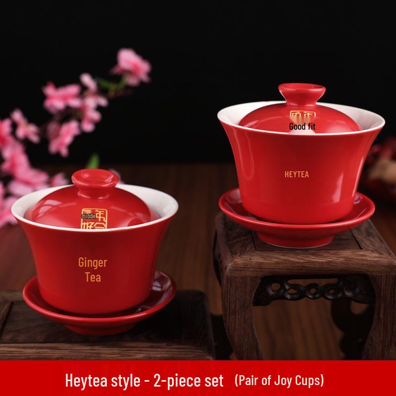 Wedding Ceremony Set: Bowl, Chopsticks & Toasting Cups – Happy Design