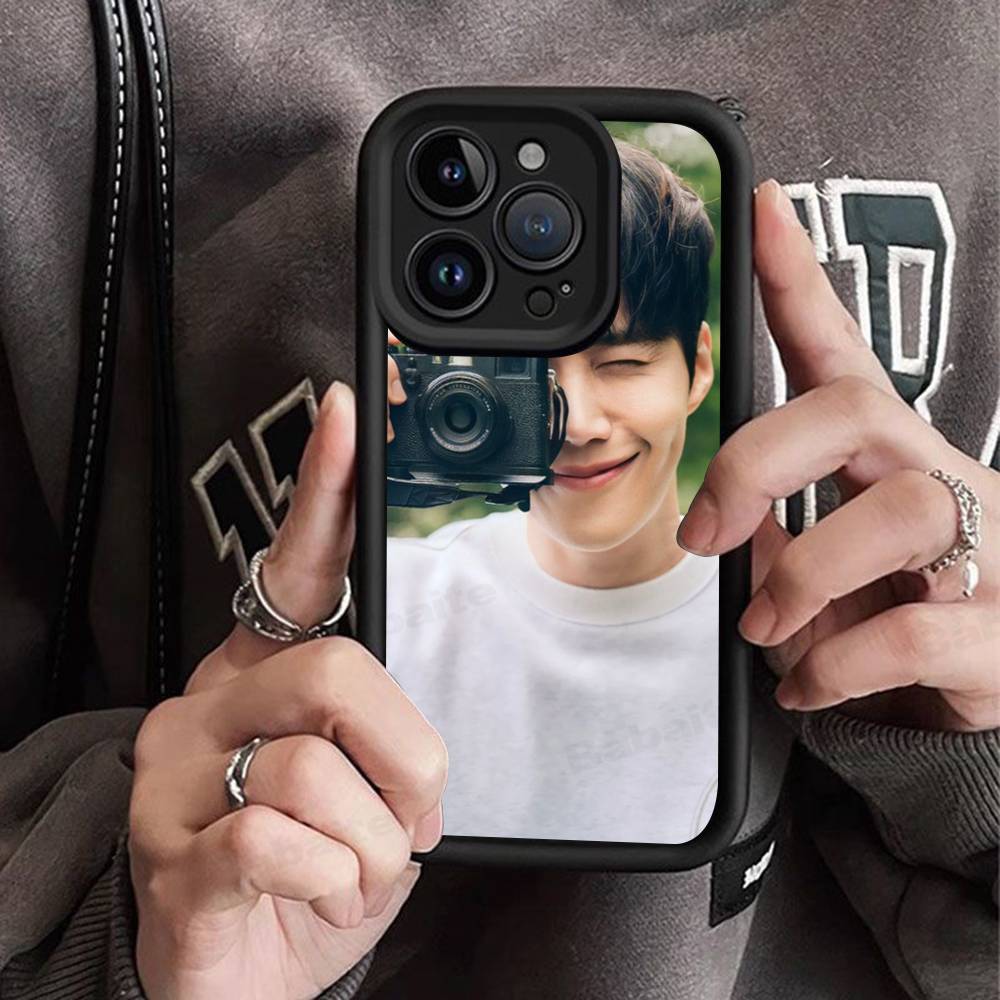 Kim Seon-ho South Korean Male Actor Phone Case For IPhone 17 16 15 13 11 12 14 Pro Max Plus Silicone Cover Shell