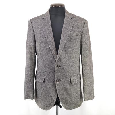 Excellent État Veste Tailleur 44 S-M Homme Gris Entièrement Doublée(UTILISÉ)