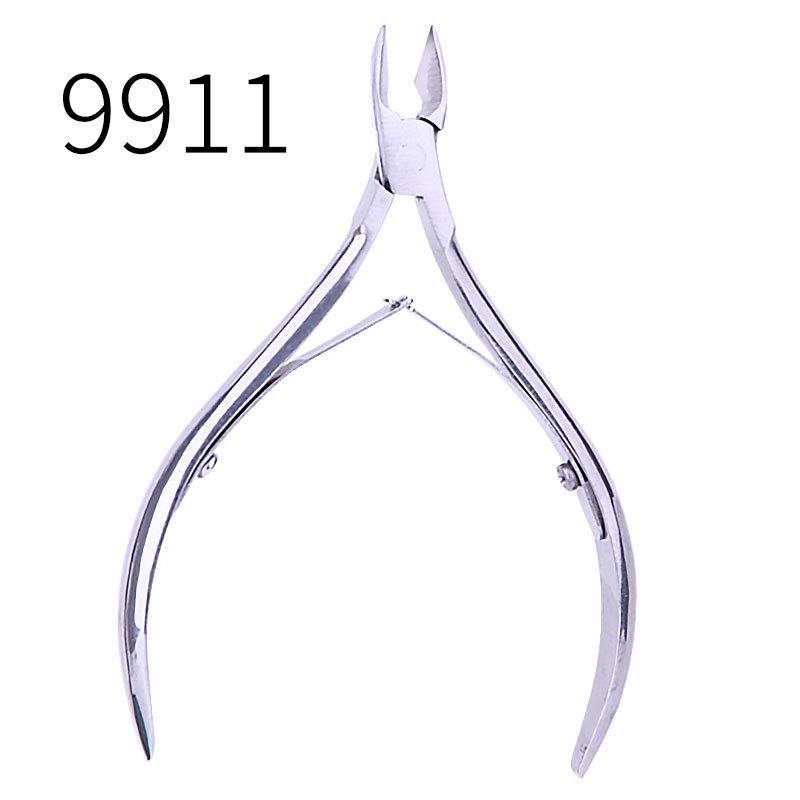 Stainless Steel Professional Cuticle Nippers for Manicure - Portable Nail Clippers and Forceps Tool for Hangnails