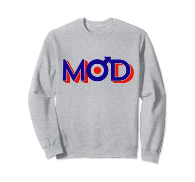 Pop Art Mod Ziel 60er Jahre Mode: Mod Arrow RAF Zielscheibe Sweatshirt