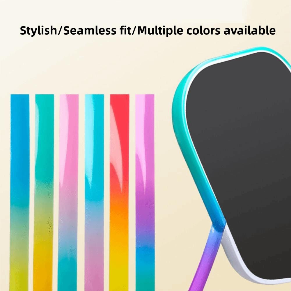 Gradient Color Paddle Head Edge Tape Shock Absorption Frame Protective Tape  Tournament Use